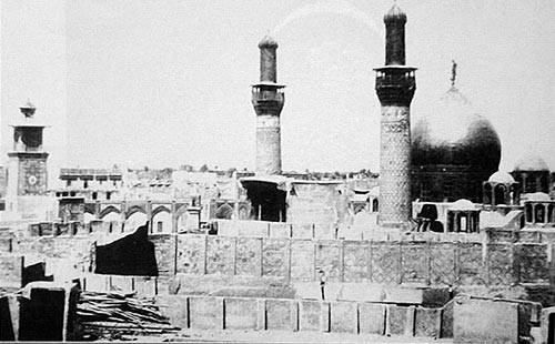 مرقد الامام الحسين عليه السلام عام 1910