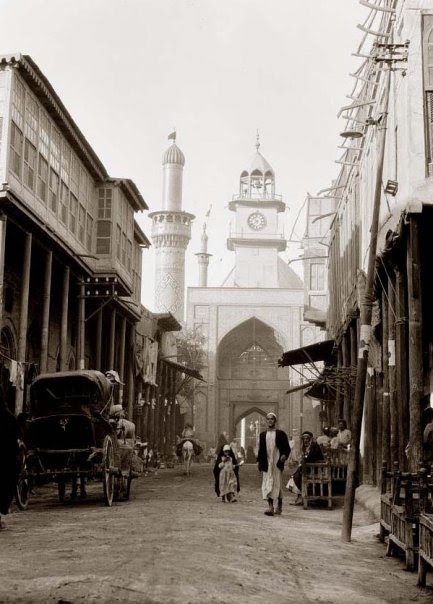 كربلاء شارع قبلة العباس بن علي عليهما السلام عام 1932