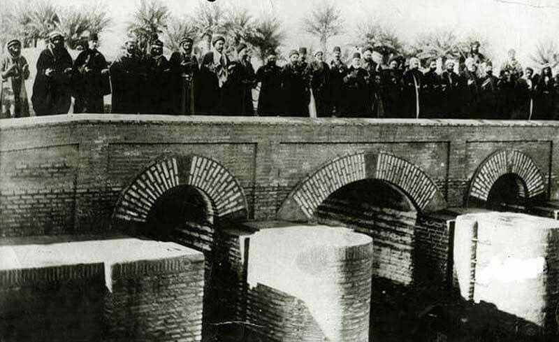 افتتاح ناظم نهر الحسينية في كربلاء عام 1913