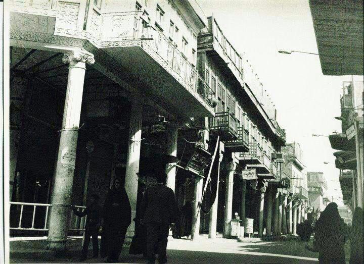 شارع علي الاكبر في كربلاء قبل ازالته